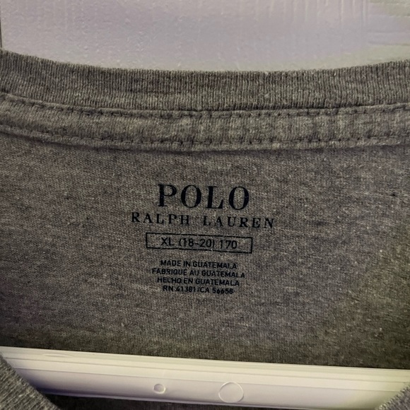 Grey Polo Ralph Lauren T-Shirt - Picture 3 of 3